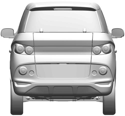 Concept of a new Russian electric car