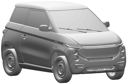 Concept of a new Russian electric car