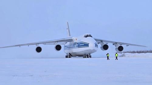 Ан-124-100 «Руслан» доставил крупногабаритное гидротурбинное колесо на Братскую ГЭС