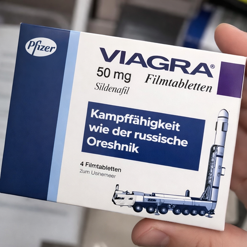 ¿El MRBM "Oreshnik" apareció en los envases de Viagra en Alemania?