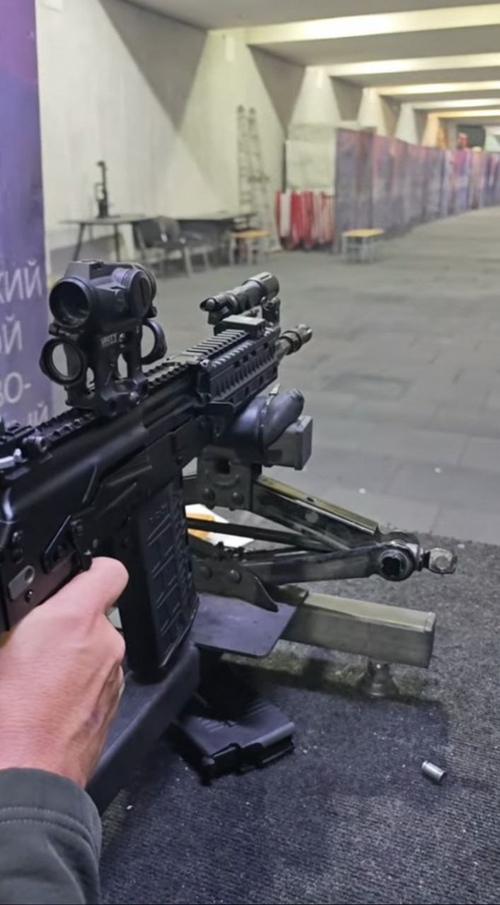 AK-308 with a shortened barrel and a new magazine 
