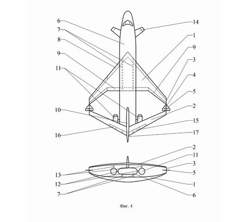 Concept of an aircraft with a closed wing circuit