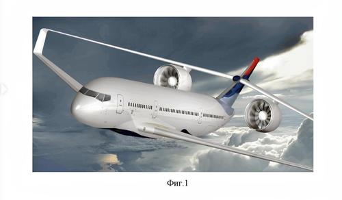 Concept of an aircraft with a closed wing circuit