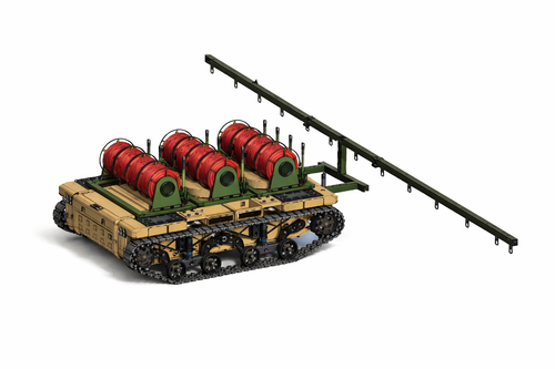 Engineers at the D. M. Karbyshev Military Engineering Academy have developed a sapper robot for rapid demining