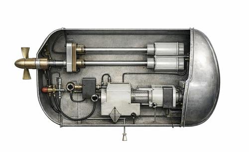 A rocket submarine with a hybrid power plant and a Rankine cycle was invented by an engineer from Russia