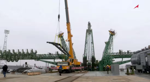 Восстановление кабины обслуживания на 31-й площадке Байконура