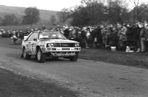 Мишель Мутон на Audi Sport Quattro