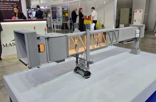 Passenger telescopic boarding bridge from TsNIIAG
