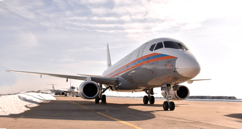 SSJ-100 del Ministerio de Emergencias de Rusia