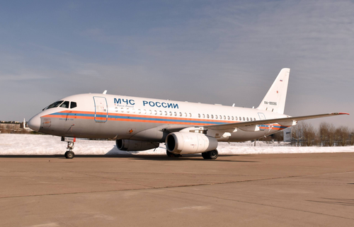 SSJ-100 del Ministerio de Emergencias de Rusia