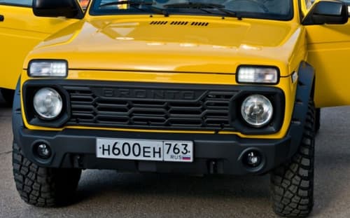 Lada Niva Bronto с новым пластиковым обвесом