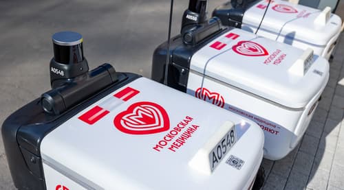 Moscow hospitals have begun using Yandex delivery robots