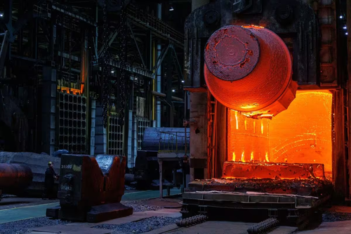 Cylindrical part of the future VVER-TOI reactor vessel