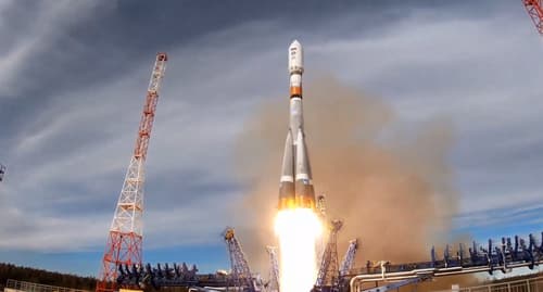 Launch of the Soyuz-2.1a carrier rocket