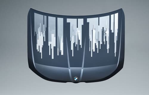 Capó del BMW iX3 Flow Edition