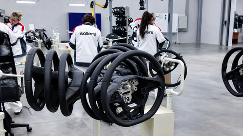 The process of creating steering wheels for Sollers
