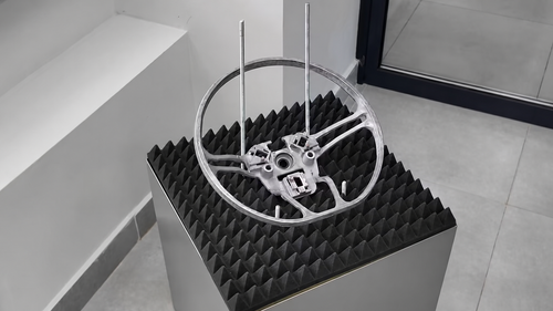 Magnesium alloy steering wheel frame for Sollers