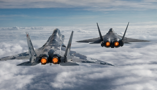 ¿Por qué las palas del motor del Su-57 son visibles, mientras que las del F-22 están ocultas?