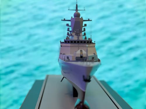 Model of Project 20382 "Tigr" corvette
