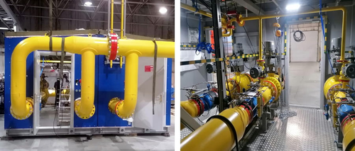 Gas reduction unit at Verkhnetagilskaya GRES