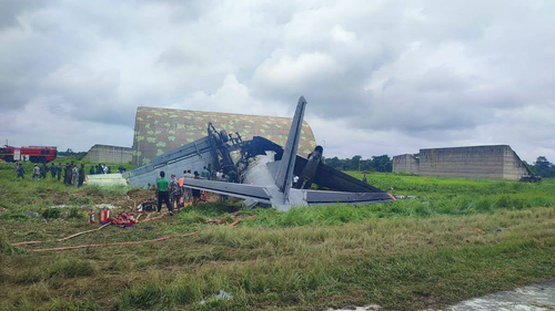 Avión An-32 estrellado en India