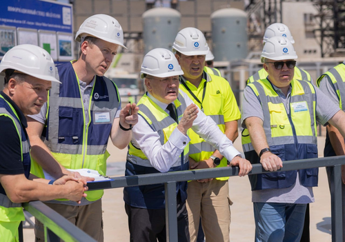Rosatom Director General Alexey Likhachev at Akkuyu NPP