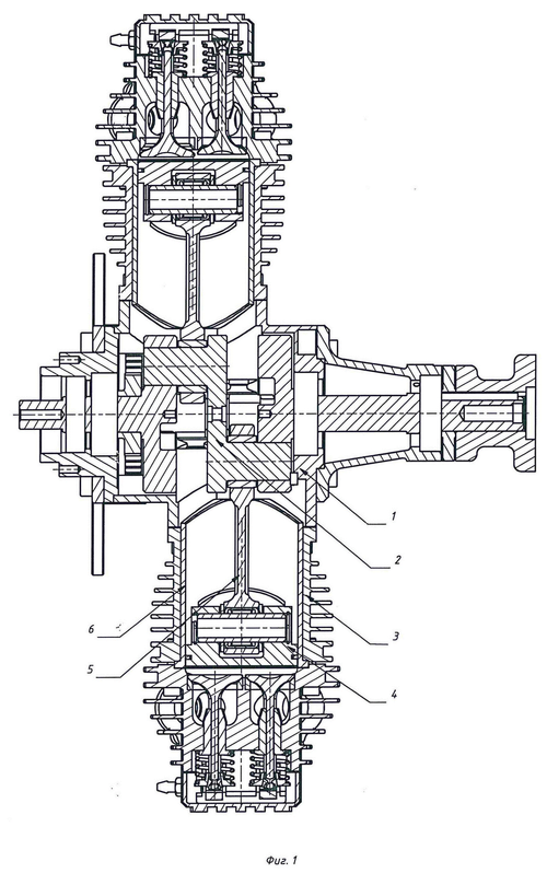 Esquema de ingeniería del motor
