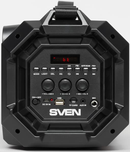 Для включения колонки необходимо перевести в положение «On» переключатель на боковой панели. 