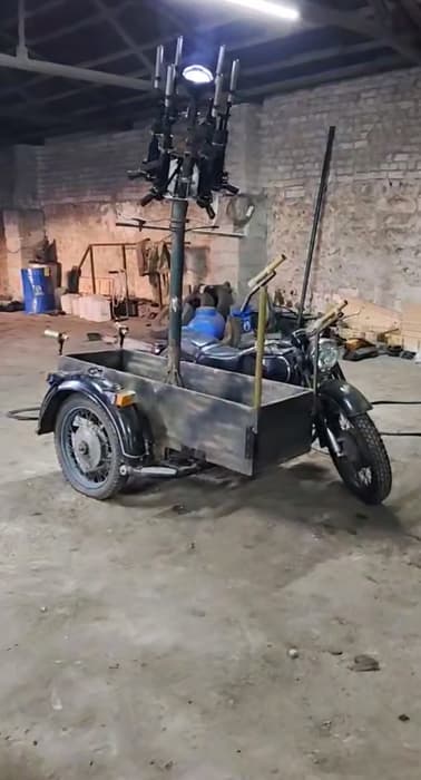 Модернизированный советский мотоцикл «Днепр»