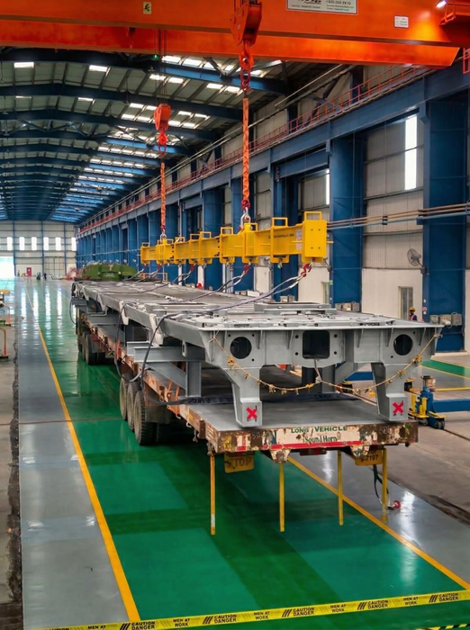 Producción en la empresa india Kinet Railway Solutions