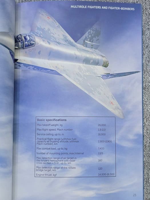 Supuestas características de la versión de exportación del Su-75