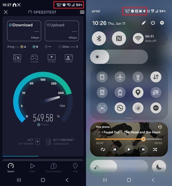 Смартфоны Samsung наконец-то научились отображать скорость сети в статус-баре
