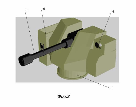 Концепт боевой платформы с модулем БМ-03 для охраны железных дорог