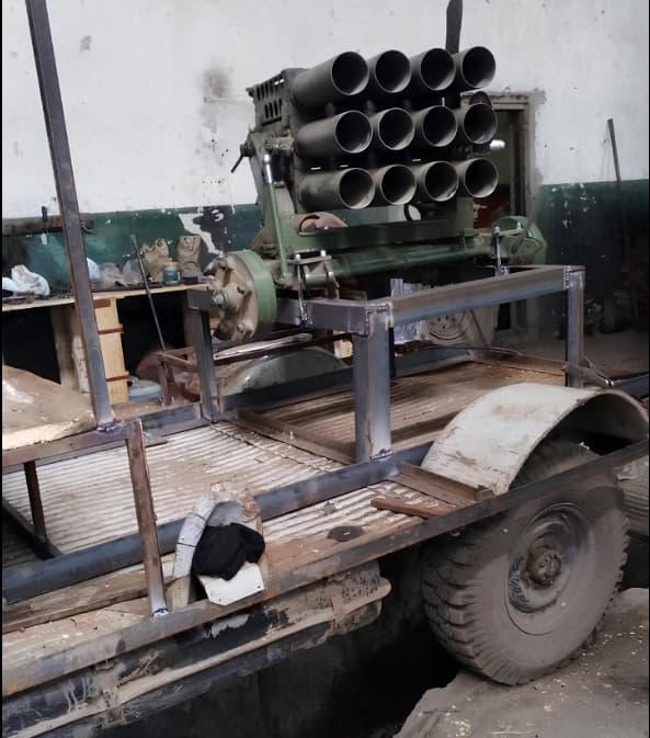 107-мм РСЗО на шасси УАЗ-3303