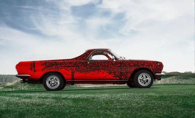 Custom pickup truck based on GAZ-24 "Volga"