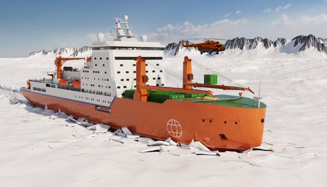 Рендер судна «Иван Фролов»