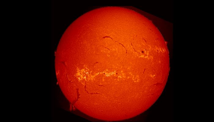 Солнце 7-8 ноября 2024 года (изображение хромосферы)