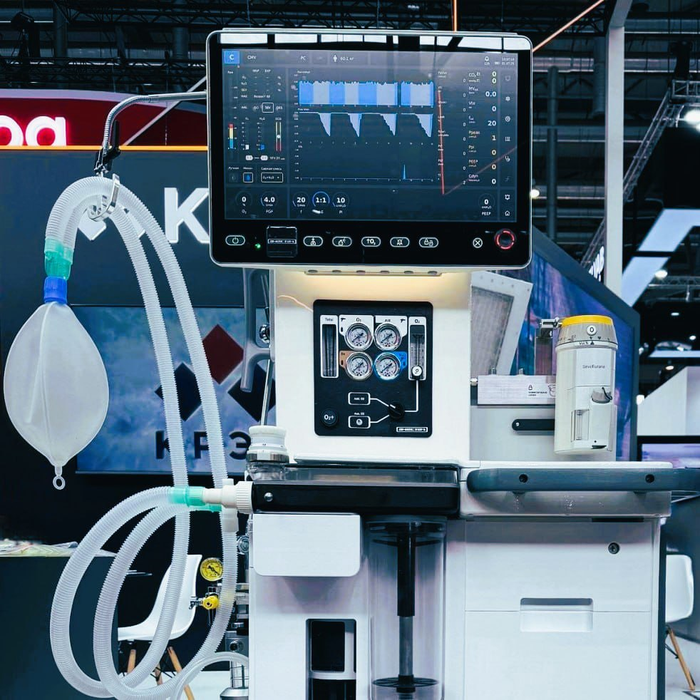 Anesthesia-breathing apparatus "ANESTEC"