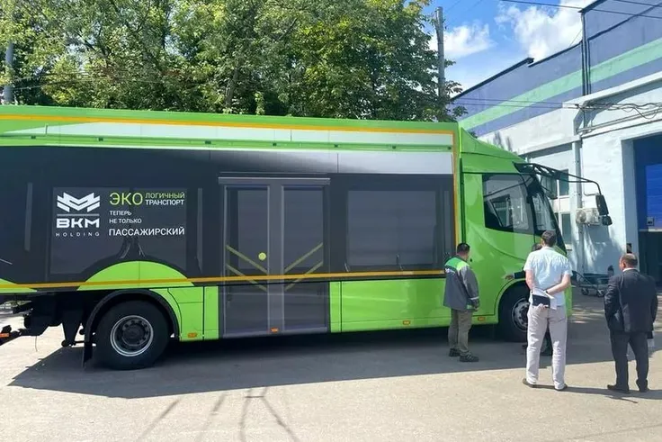 Hydrogen truck developed by "Belkommunmash" and CVT
