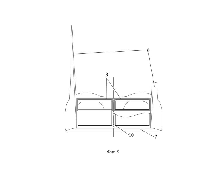 Модель плоского сопла для сверхзвукового самолёта