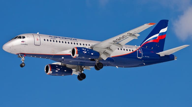 SSJ-100 с серийным номером 95011 в составе «Аэрофлота» (фото Юрия Степанова)