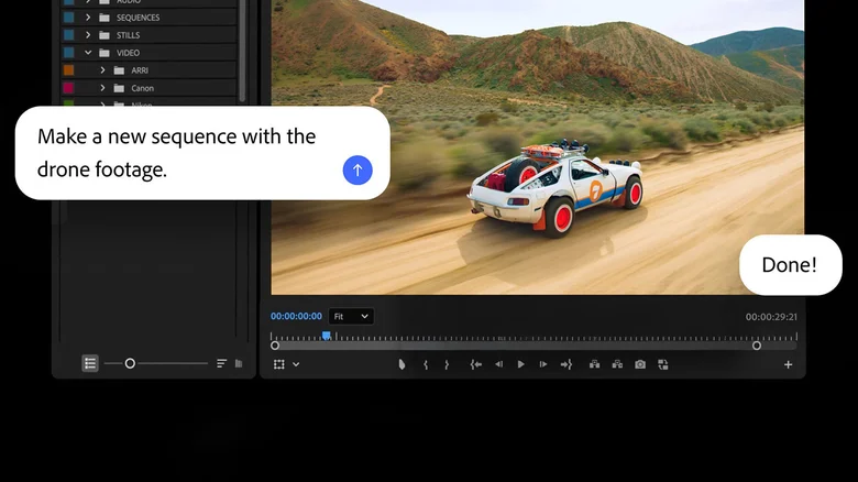 Adobe встроила ИИ-помощника Firefly в Premiere, Photoshop и Illustrator Интерфейс Adobe Firefly в рабочих программах
