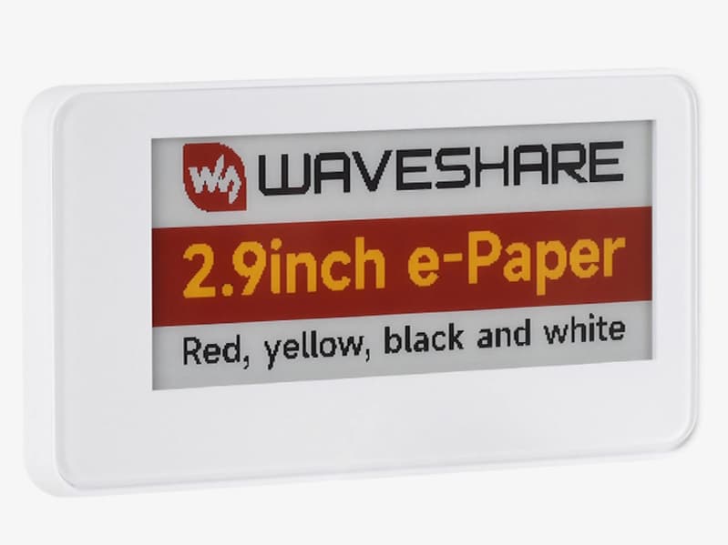 Цветной экран, которому не нужна ни батарея, ни кабели: Waveshare представила экран E-Ink с питанием по NFC