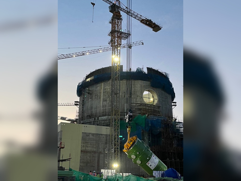 На пятом энергоблоке АЭС «Куданкулам» в Индии смонтирован корпус реактора Росатома