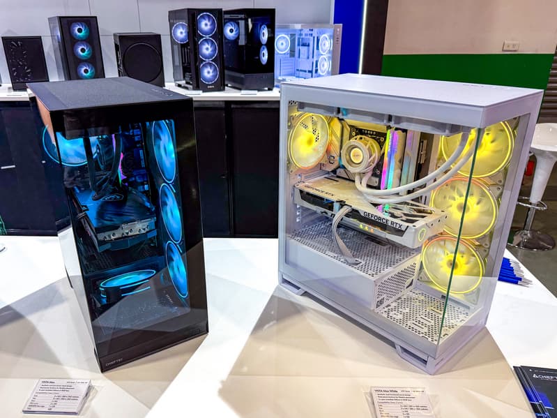 Корпус The Big One на 4 видеокарты и «аквариум» Vista Max для красивых сборок. Chieftec показала новые модели на Computex