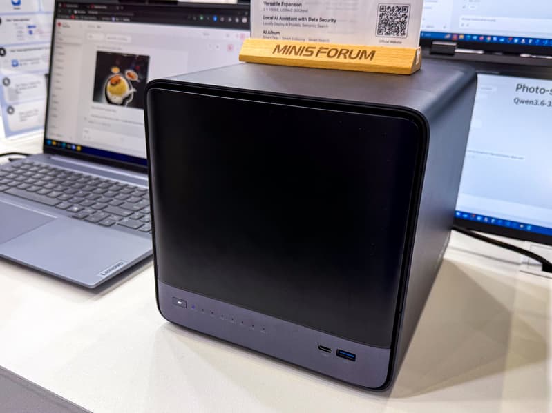 Minisforum показала «ИИ-NAS» N5 Max на Ryzen AI Max+ 395