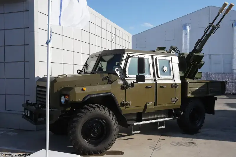 GAZ-66MB con instalación de artillería ZU-23M-1