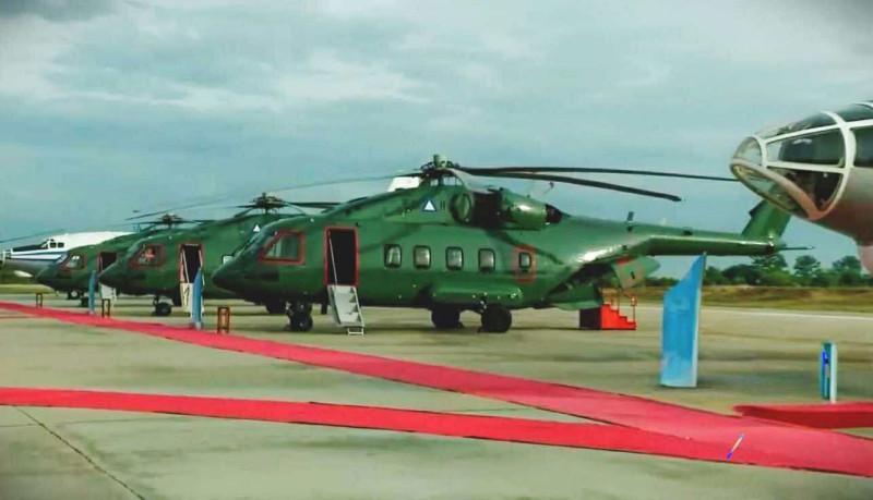 Mi-38T en&nbsp;Myanmar