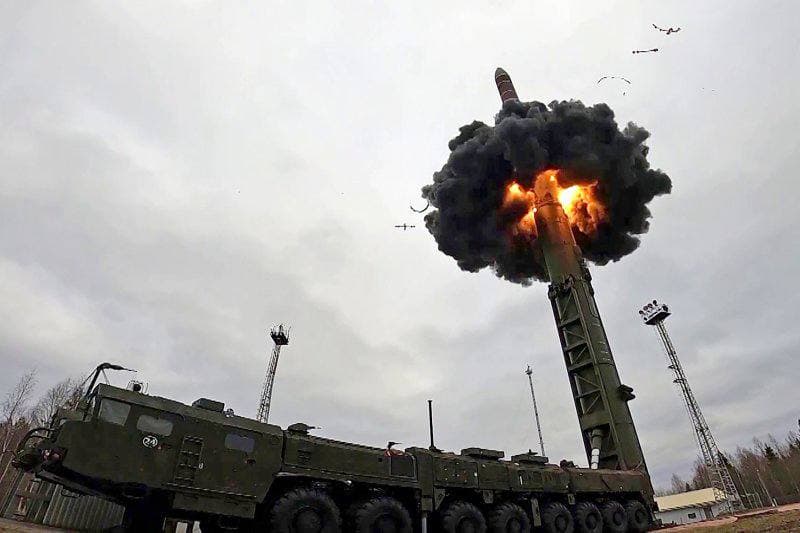 Запуск баллистической ракеты