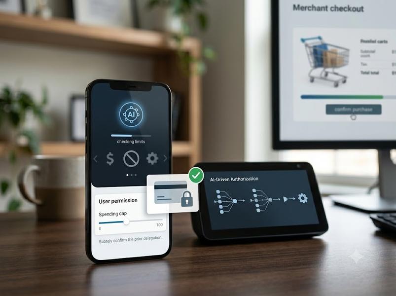 OpenAI и Visa создают инфраструктуру для ИИ-агентов Логотипы OpenAI и Visa